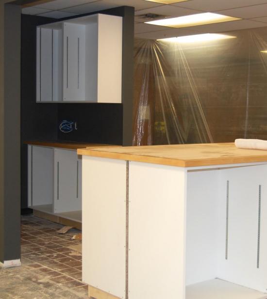 new cabinets
